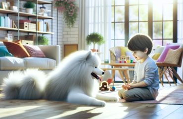 Собака и ребенок Собака и ребенок