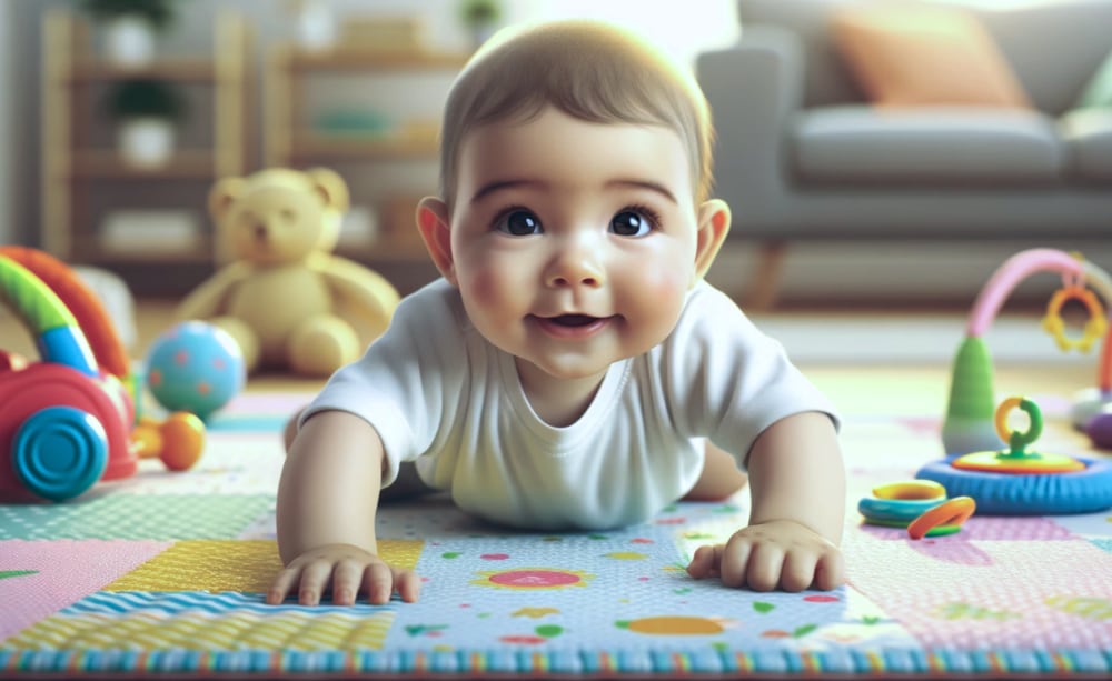 Когда ребенок начинает ползать